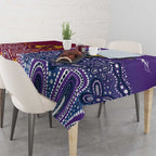 Broncos Vs Storm Rugby NRL Custom Indigenous Tablecloth Fight To The Last - Aussie Hoodie