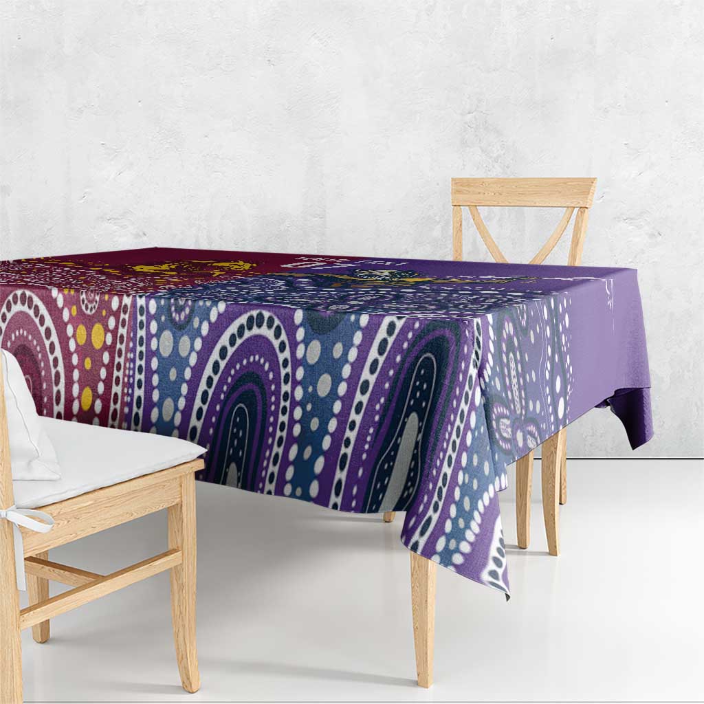 Broncos Vs Storm Rugby NRL Custom Indigenous Tablecloth Fight To The Last - Aussie Hoodie