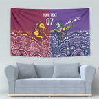 Broncos Vs Storm Rugby NRL Custom Indigenous Tapestry Fight To The Last - Aussie Hoodie