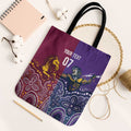 Broncos Vs Storm Rugby NRL Custom Indigenous Tote Bag Fight To The Last - Aussie Hoodie