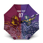 Broncos Vs Storm Rugby NRL Custom Indigenous Umbrella Fight To The Last - Aussie Hoodie