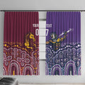 Broncos Vs Storm Rugby NRL Custom Indigenous Window Curtain Fight To The Last - Aussie Hoodie