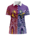 Broncos Vs Storm Rugby NRL Custom Indigenous Women Polo Shirt Fight To The Last - Aussie Hoodie