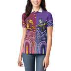 Broncos Vs Storm Rugby NRL Custom Indigenous Women Polo Shirt Fight To The Last - Aussie Hoodie