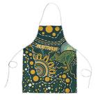 Australia Kangaroos Indigenous Apron Aboriginal Arts - Rising Sun