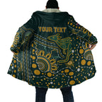 Australia Kangaroos Custom Indigenous Personalised Cloak Aboriginal Arts - Rising Sun