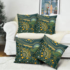 Australia Kangaroos Indigenous Pillow Cover Aboriginal Arts - Rising Sun