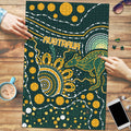 Australia Kangaroos Indigenous Puzzle Aboriginal Arts - Rising Sun