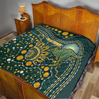 Australia Kangaroos Indigenous Quilt Aboriginal Arts - Rising Sun