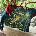Australia Kangaroos Indigenous Quilt Aboriginal Arts - Rising Sun