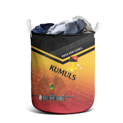 Papua New Guinea Rugby The Kumuls Laundry Basket Motuan Inspired Pattern