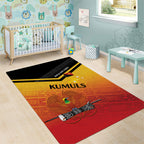 Papua New Guinea Rugby The Kumuls Area Rug Motuan Inspired Pattern