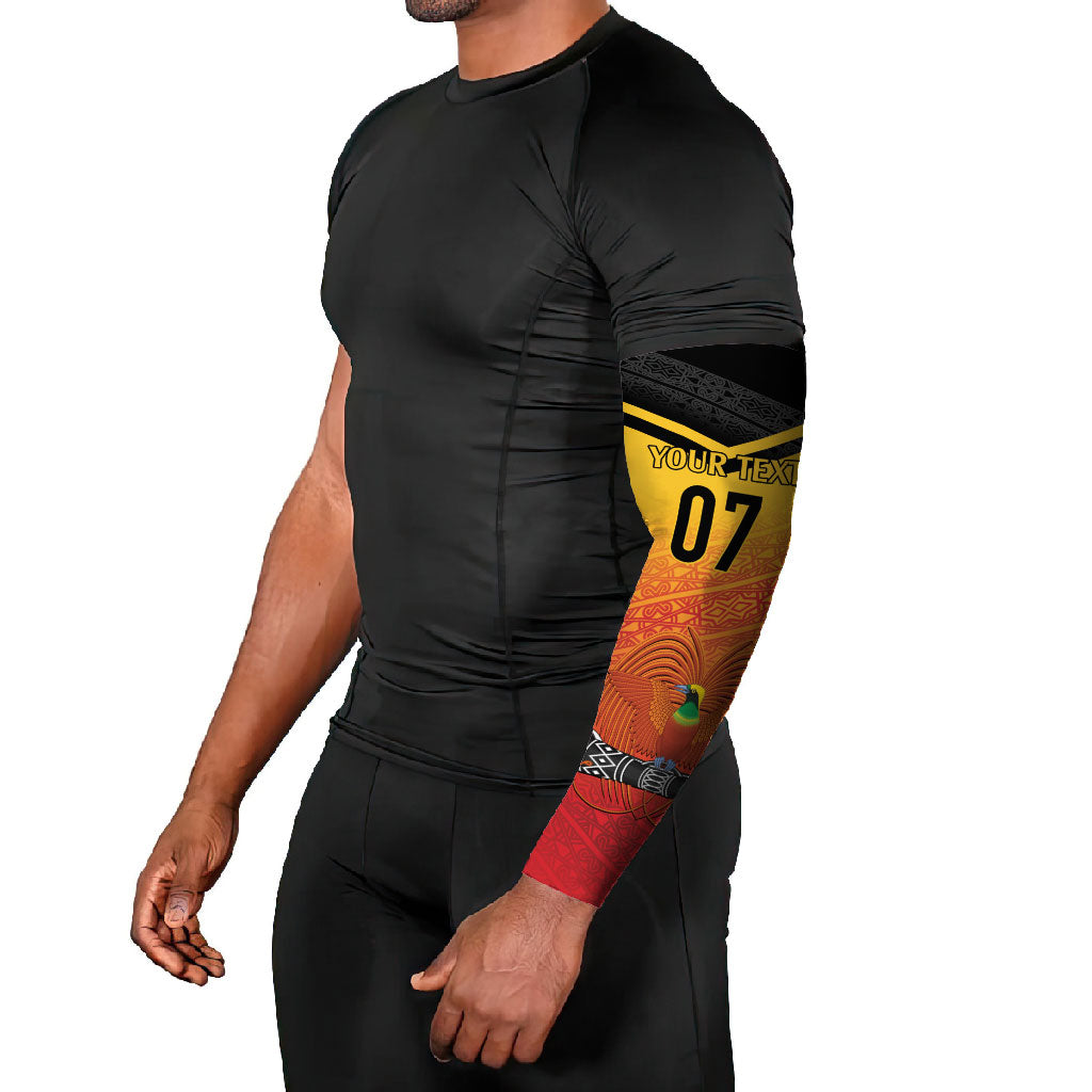 Papua New Guinea Custom Rugby The Kumuls Arm Sleeves Motuan Inspired Pattern