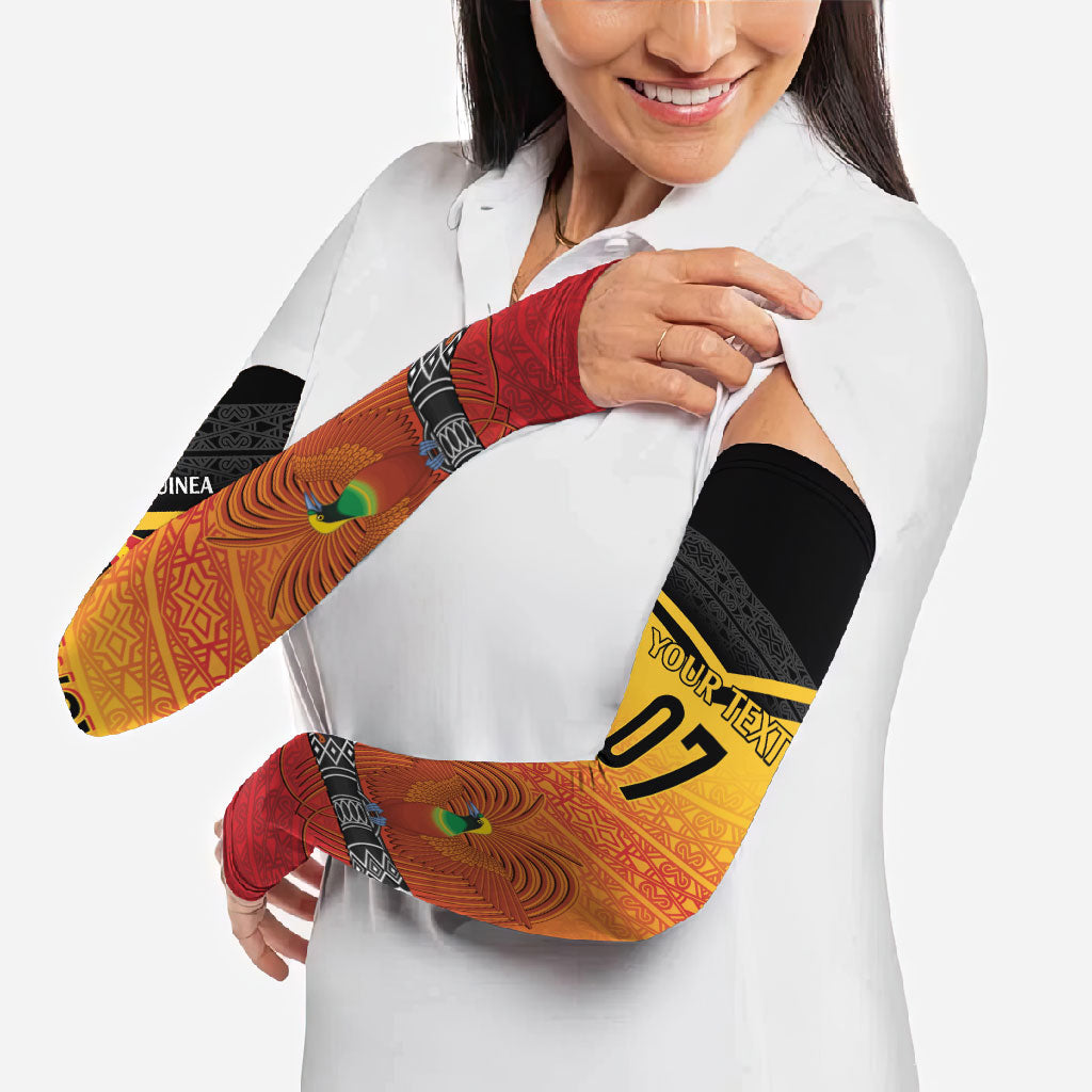 Papua New Guinea Custom Rugby The Kumuls Arm Sleeves Motuan Inspired Pattern