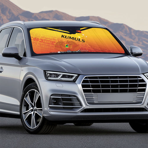 Papua New Guinea Rugby The Kumuls Auto Sun Shade Motuan Inspired Pattern