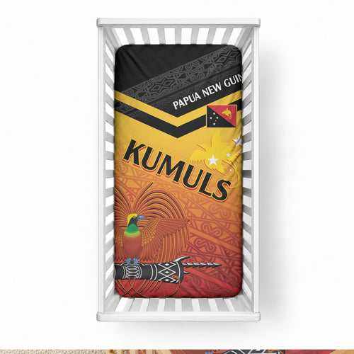 Papua New Guinea Rugby The Kumuls Baby Bed Cover Motuan Inspired Pattern