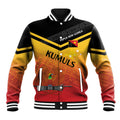 Papua New Guinea Custom Rugby The Kumuls Baseball Jacket Motuan Inspired Pattern