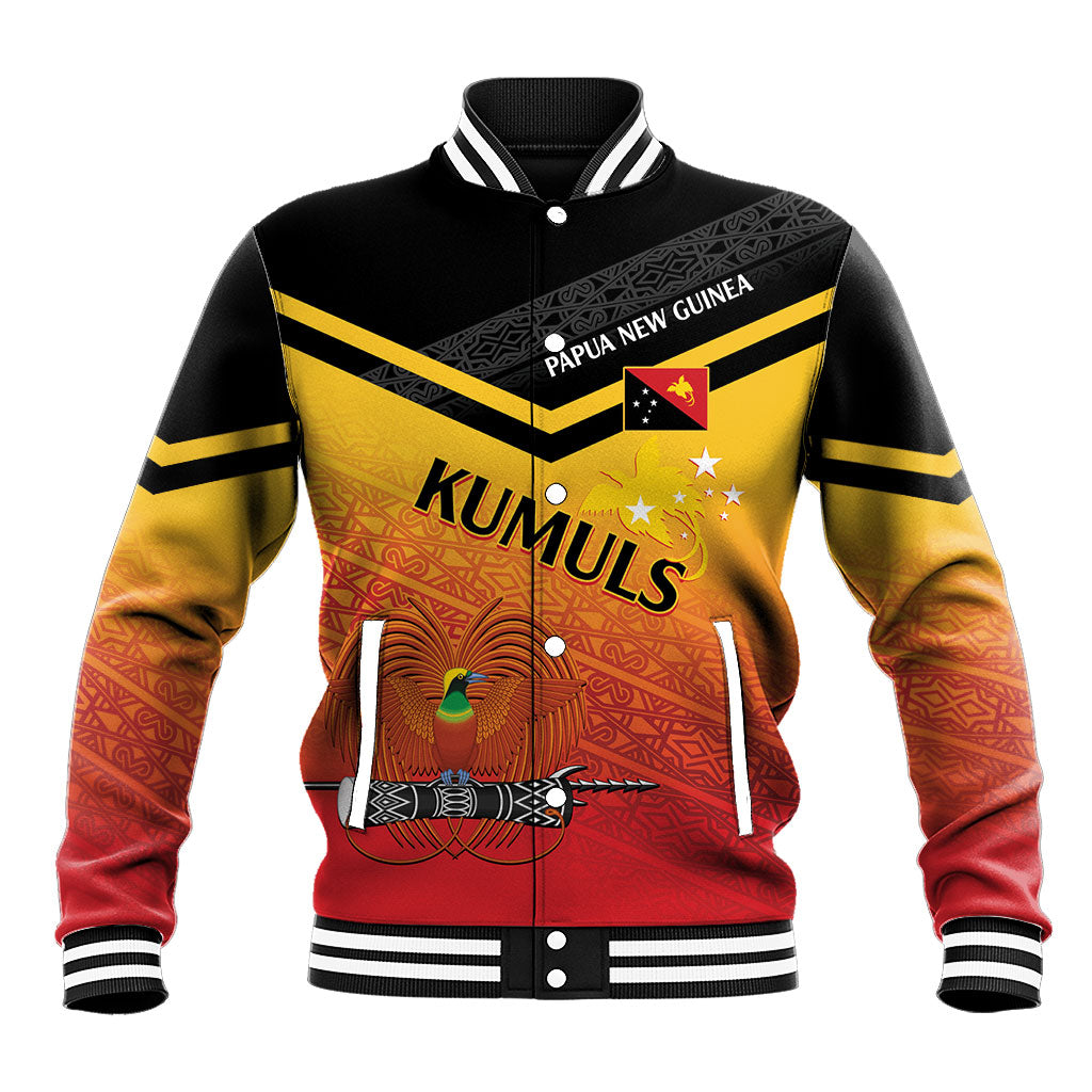 Papua New Guinea Custom Rugby The Kumuls Baseball Jacket Motuan Inspired Pattern