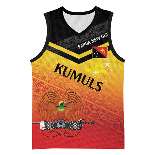 Papua New Guinea Custom Rugby The Kumuls Basketball Jersey Motuan Inspired Pattern