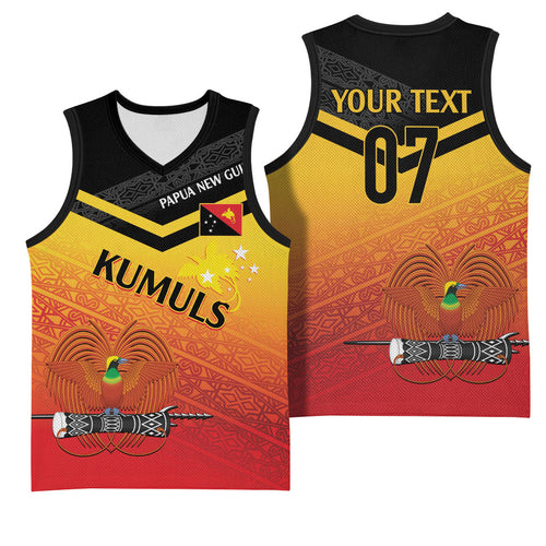 Papua New Guinea Custom Rugby The Kumuls Basketball Jersey Motuan Inspired Pattern