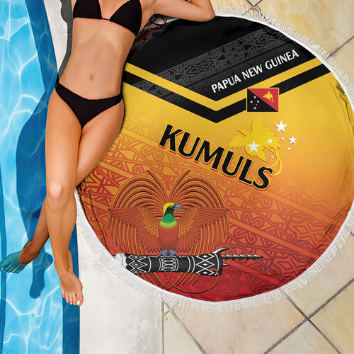 Papua New Guinea Rugby The Kumuls Beach Blanket Motuan Inspired Pattern