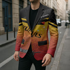 Papua New Guinea Custom Rugby The Kumuls Blazer Motuan Inspired Pattern