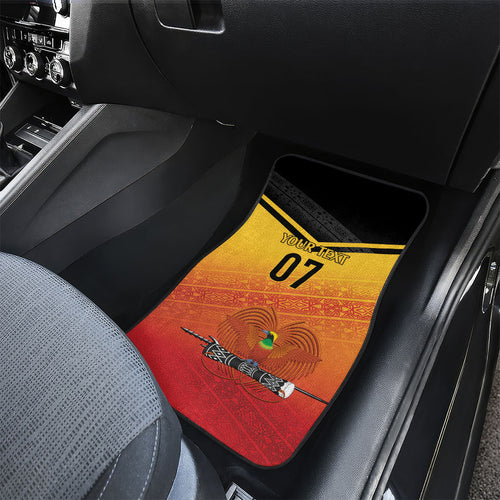 Papua New Guinea Custom Rugby The Kumuls Car Mats Motuan Inspired Pattern