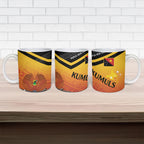 Papua New Guinea Rugby The Kumuls Ceramic Mug Motuan Inspired Pattern