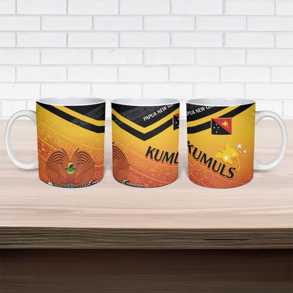 Papua New Guinea Rugby The Kumuls Ceramic Mug Motuan Inspired Pattern