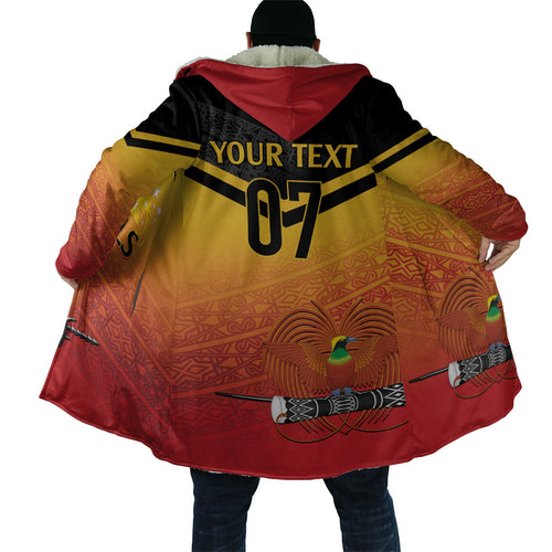 Papua New Guinea Custom Rugby The Kumuls Cloak Motuan Inspired Pattern