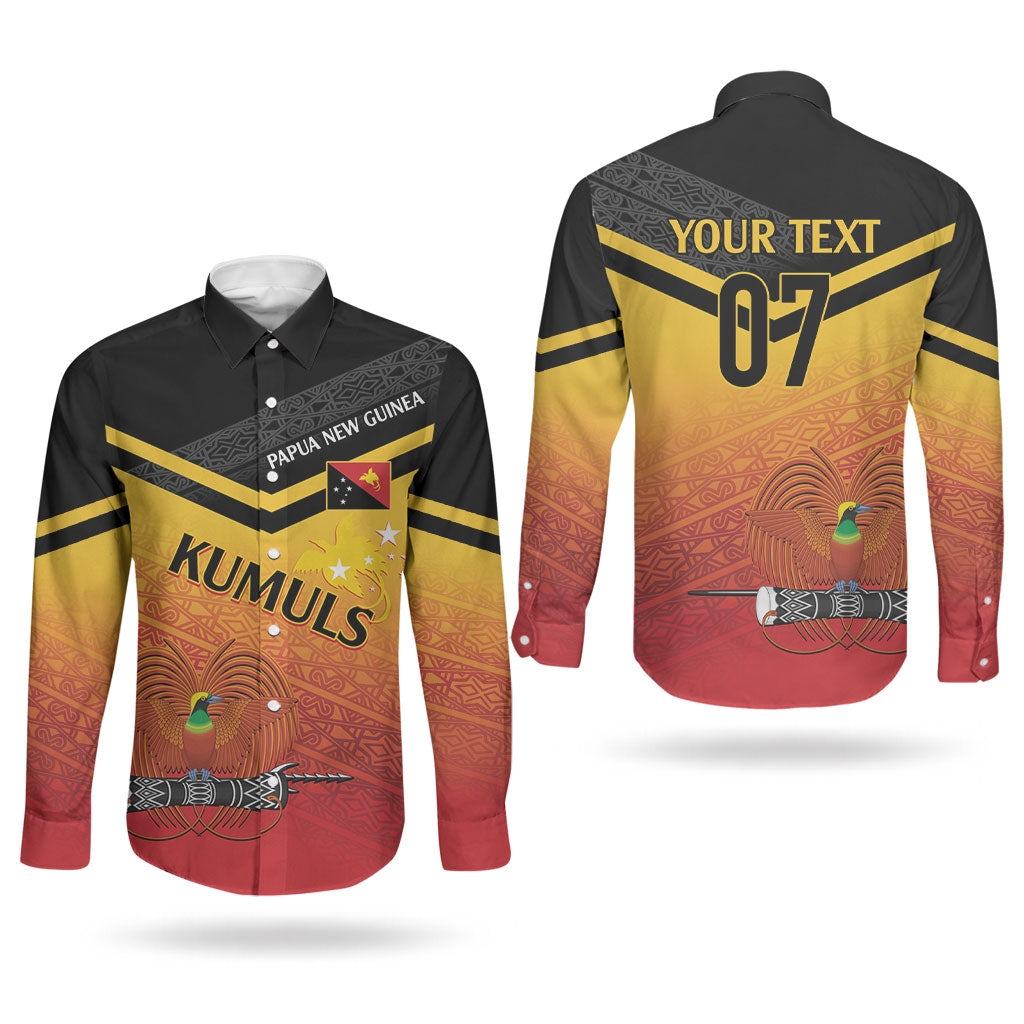 Papua New Guinea Custom Rugby The Kumuls Couples Matching Off Shoulder Short Dress and Long Sleeve Button Shirt Motuan Inspired Pattern
