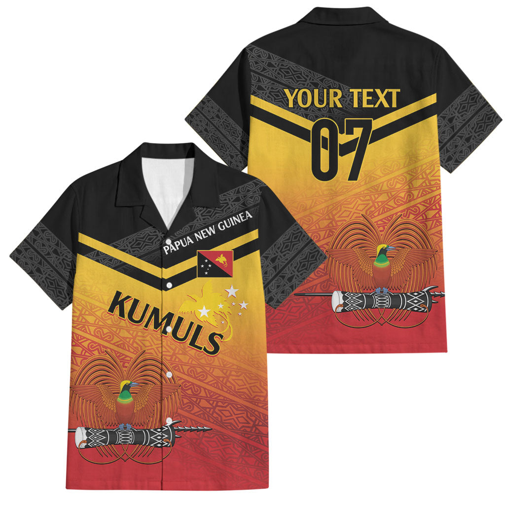 Papua New Guinea Custom Rugby The Kumuls Family Matching Off Shoulder Short Dress and Hawaiian Shirt Motuan Inspired Pattern