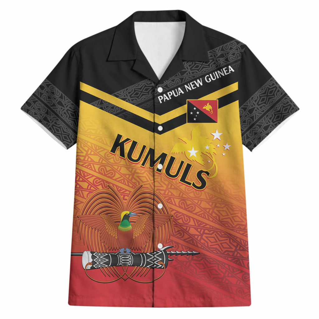 Papua New Guinea Custom Rugby The Kumuls Hawaiian Shirt Motuan Inspired Pattern