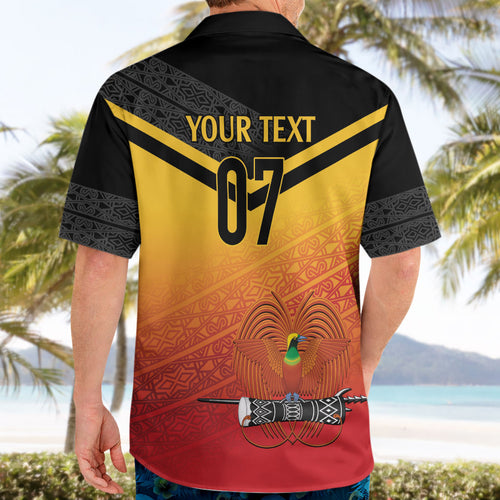 Papua New Guinea Custom Rugby The Kumuls Hawaiian Shirt Motuan Inspired Pattern
