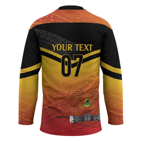 Papua New Guinea Custom Rugby The Kumuls Hockey Jersey Motuan Inspired Pattern