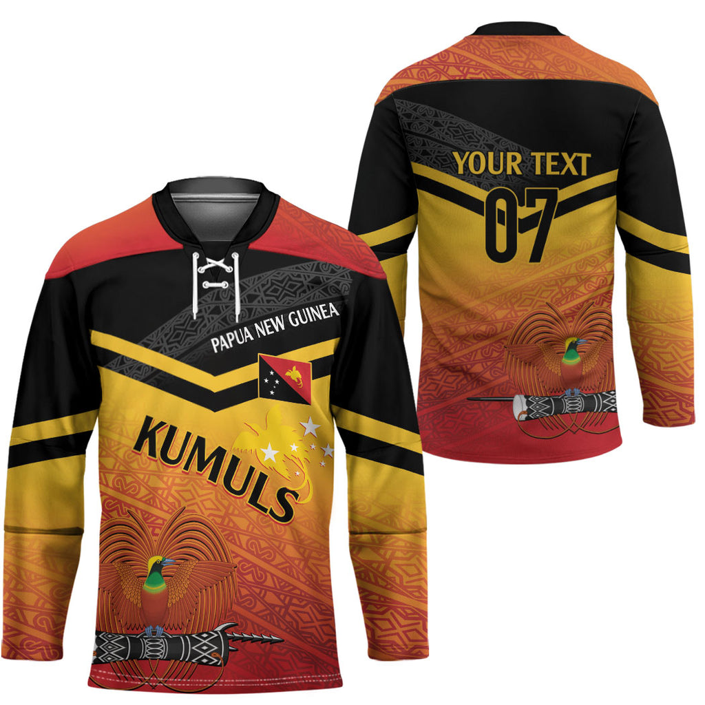 Papua New Guinea Custom Rugby The Kumuls Hockey Jersey Motuan Inspired Pattern