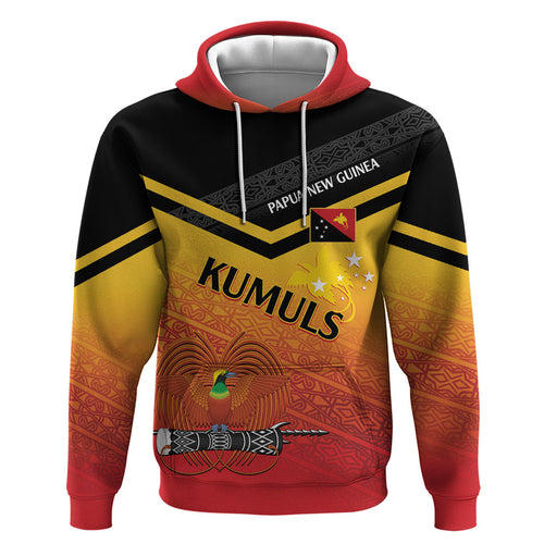 Papua New Guinea Custom Rugby The Kumuls Hoodie Motuan Inspired Pattern