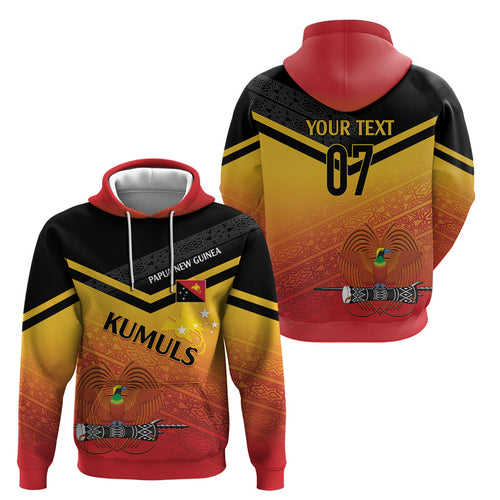 Papua New Guinea Custom Rugby The Kumuls Hoodie Motuan Inspired Pattern