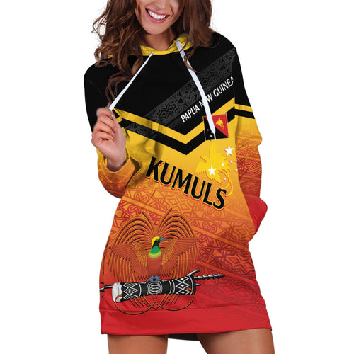 Papua New Guinea Custom Rugby The Kumuls Hoodie Dress Motuan Inspired Pattern