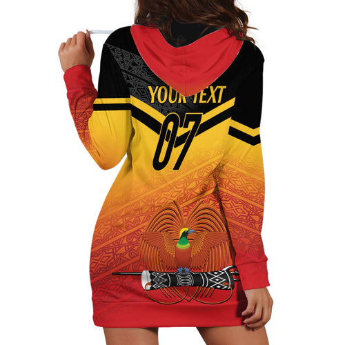 Papua New Guinea Custom Rugby The Kumuls Hoodie Dress Motuan Inspired Pattern