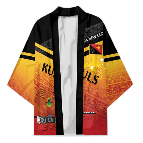 Papua New Guinea Custom Rugby The Kumuls Kimono Motuan Inspired Pattern
