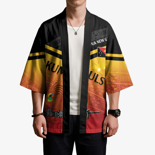 Papua New Guinea Custom Rugby The Kumuls Kimono Motuan Inspired Pattern