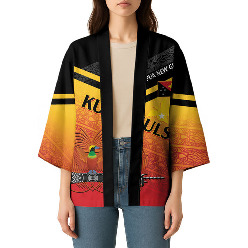 Papua New Guinea Custom Rugby The Kumuls Kimono Motuan Inspired Pattern