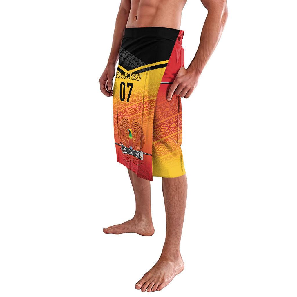 Papua New Guinea Custom Rugby The Kumuls Lavalava Motuan Inspired Pattern