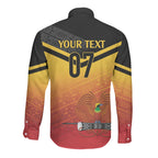 Papua New Guinea Custom Rugby The Kumuls Long Sleeve Button Shirt Motuan Inspired Pattern