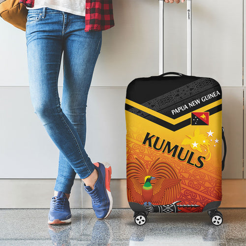 Papua New Guinea Rugby The Kumuls Luggage Cover Motuan Inspired Pattern