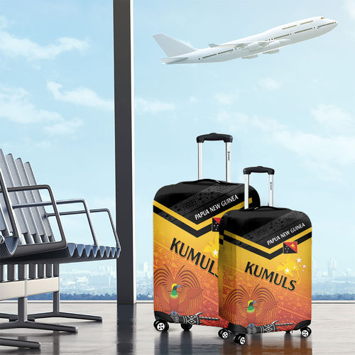 Papua New Guinea Rugby The Kumuls Luggage Cover Motuan Inspired Pattern