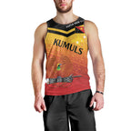 Papua New Guinea Custom Rugby The Kumuls Men Tank Top Motuan Inspired Pattern