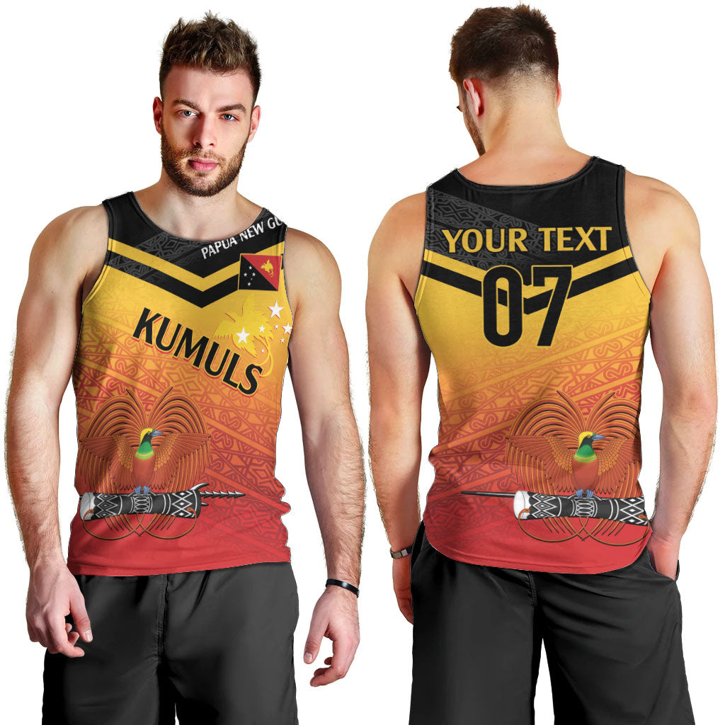 Papua New Guinea Custom Rugby The Kumuls Men Tank Top Motuan Inspired Pattern