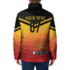 Papua New Guinea Custom Rugby The Kumuls Padded Jacket Motuan Inspired Pattern